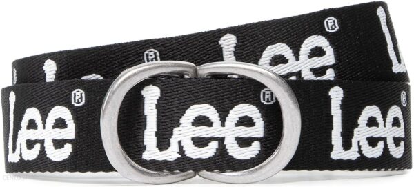 Pasek Męski LEE - Logo Belt LA782001 Black