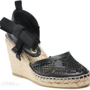 Pinko Espadryle Patty Sandalo PE 22 BLKS1 1H211A Y86A Czarny