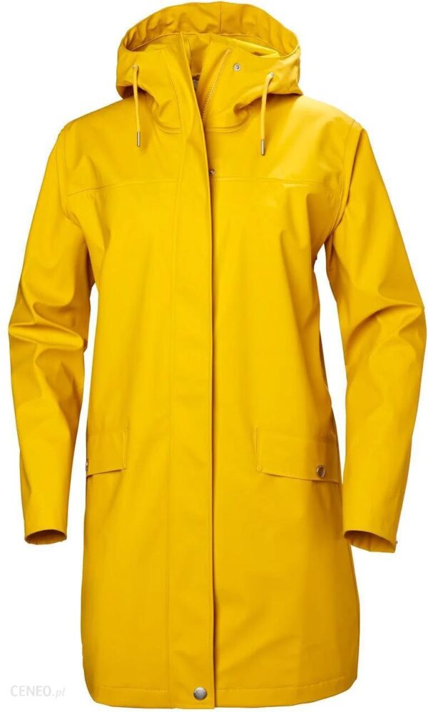 Płaszcz Helly Hansen W Moss Rain Coat - żółty