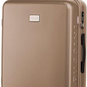 Puccini Średnia Walizka Panama Pc029B 6 Złota