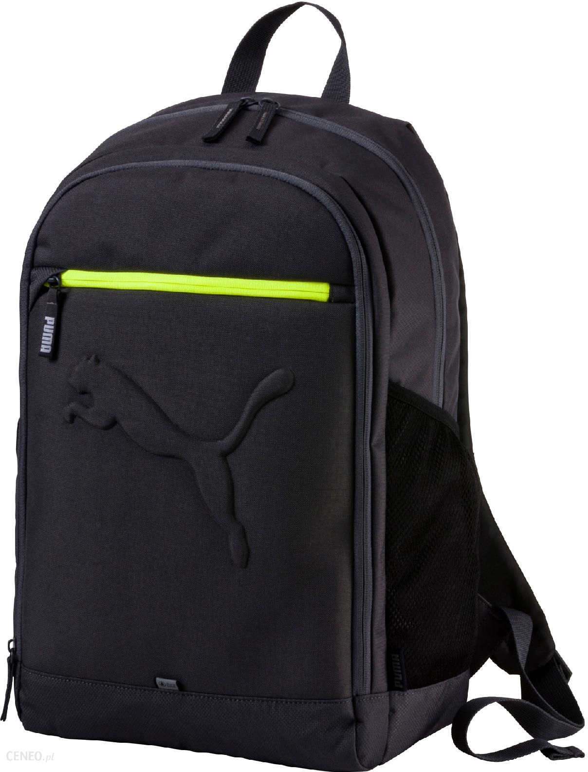 i-puma-buzz-backpack-07358117-asphalt-czarny Puma Buzz Backpack 07358117 Asphalt Czarny
