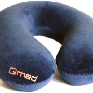 Qmed Podróżna poduszka z pamięcią kształtu rogal Traveling Pillow QMED