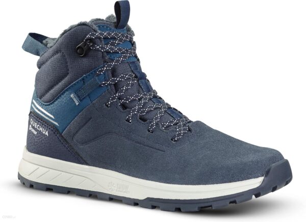 Quechua Skórzane Sh100 Warm Wodoodporne Niebieski