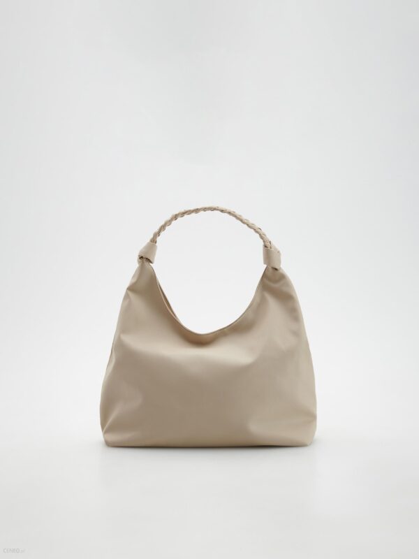 Reserved - Torba typu hobo - Kremowy