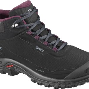 Salomon Shelter Cs Wp W Bk Ebony Winetastin Czarny L41110500