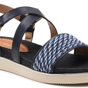 Sandały WRANGLER - Sunrise Karen Cross WL11702A Navy 016