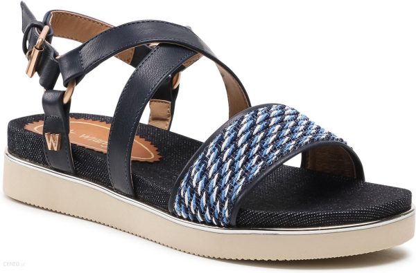 Sandały WRANGLER - Sunrise Karen Cross WL11702A Navy 016