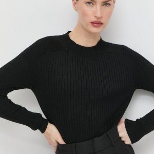 Silvian Heach sweter damski kolor czarny lekki