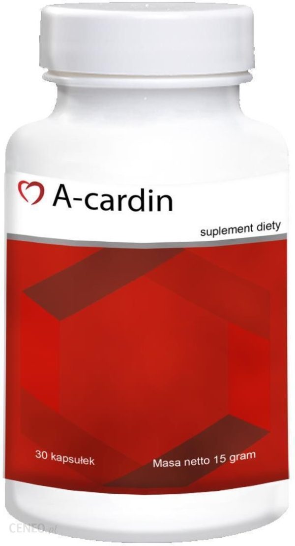 SKŁADZIK ZDROWIA A-cardin – Pozytywny wpływ na poziom cholesterolu 15g 30 kaps.