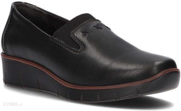 Skórzane półbuty Filippo DP3160/22 BK czarne