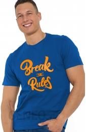 T-shirt męski bawełniany Break the rules