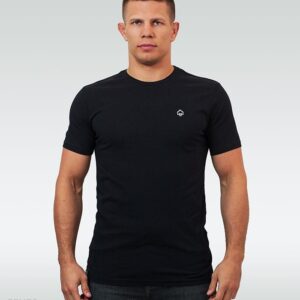 T-shirt Minimal 2.0 (Czarny z białym logo)