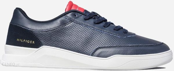 TOMMY HILFIGER ELEVATED CUPSOLE PERF LEATHER