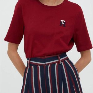 TOMMY HILFIGER REG MONOGRAM EMB C-NK SS