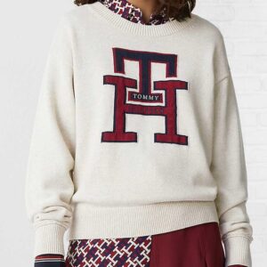 TOMMY HILFIGER TH MONOGRAM C-NK SWEATER