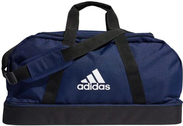 Torba sportowa adidas Tiro Duffel Bag Bottom Compartment M granatowa
