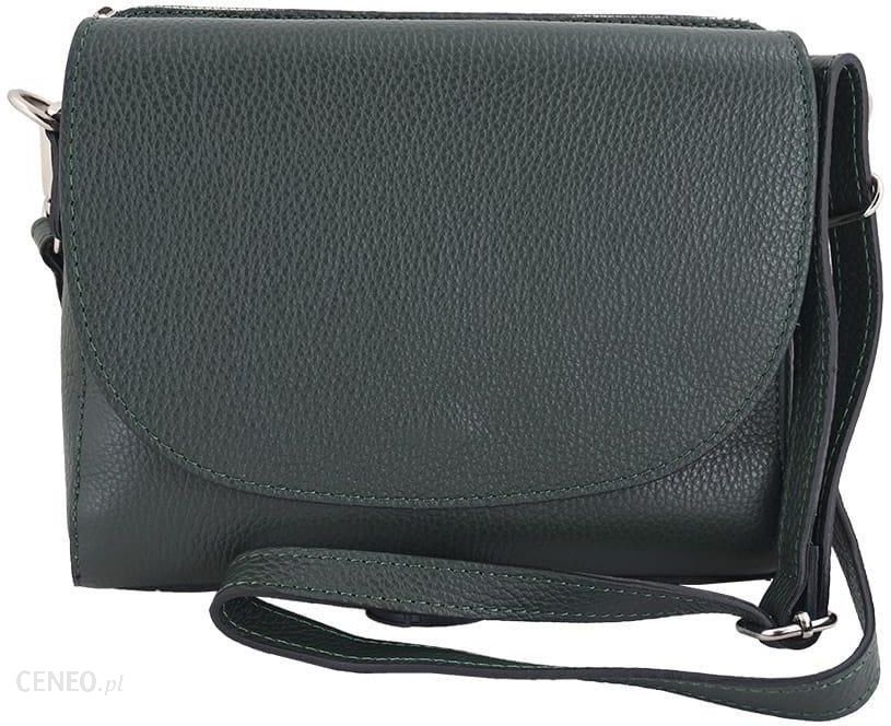 i-torebka-listonoszka-damska-barberini-s-zielona-ciemna-zielony-ciemny Torebka listonoszka damska - Barberini's - Zielona ciemna - Zielony ciemny