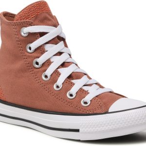 Trampki CONVERSE - Ctas Hi A00418C Mineral Clay/White
