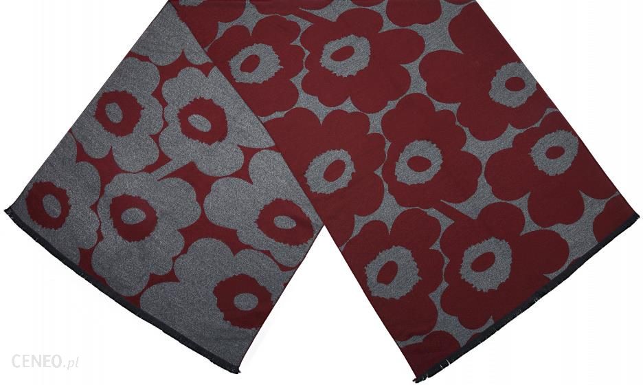 i-twm-damski-szalik-w-kwiaty-180x63cm-poliester-czerwony Twm Damski Szalik W Kwiaty 180X63Cm Poliester Czerwony