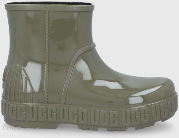 UGG kalosze damskie kolor zielony