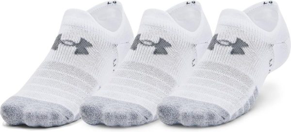 Under Armour Unisex niskie skarpetki 3 pary 1370076 White L