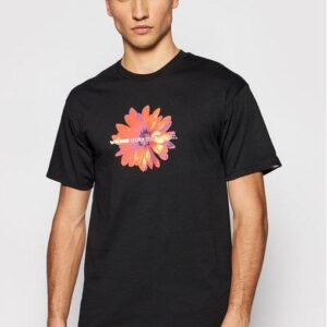 Vans T Shirt Blooming VN0A54CF Czarny Classic Fit