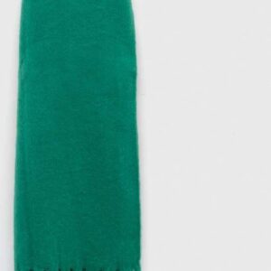 Vero Moda szal damski kolor zielony gładki