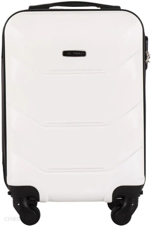 Wings Mała walizka kabinowa XS ABS biała
