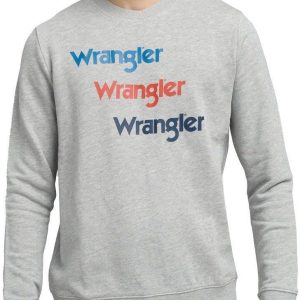 Wrangler Repeat Sweat Mid Grey W6A5Hax37