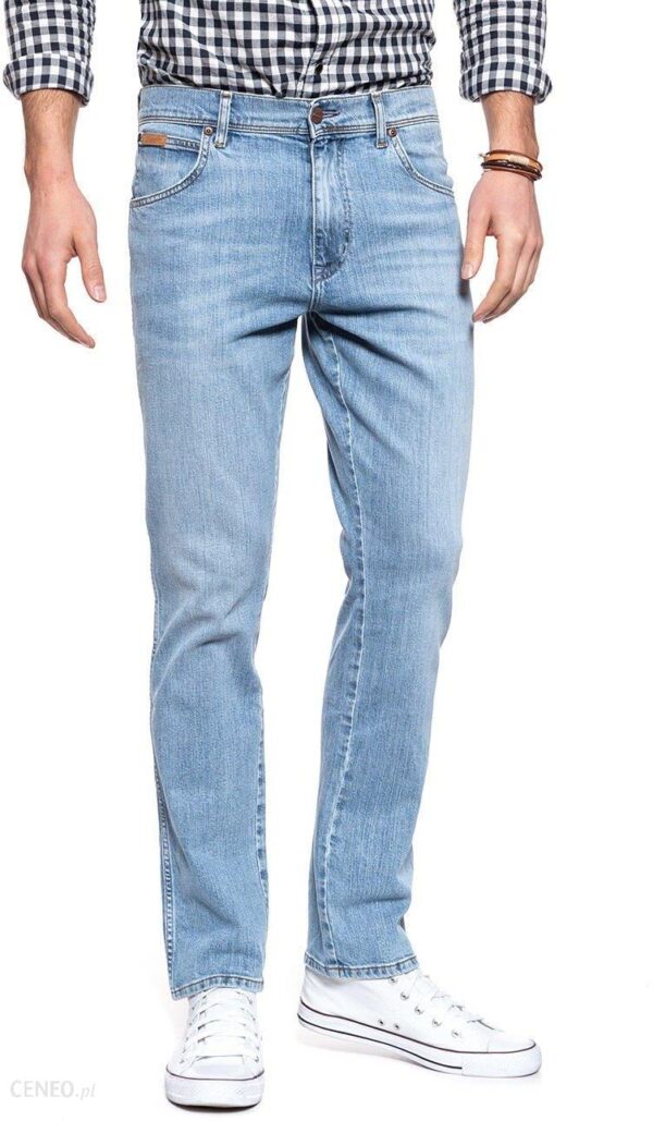 WRANGLER SPODNIE MĘSKIE TEXAS SLIM BLUEGENICS W12SP1136